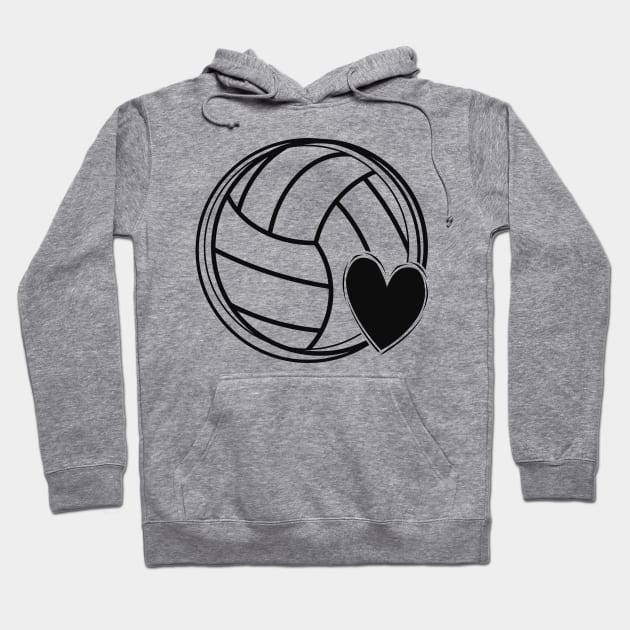 Volleyball Hoodie by pralonhitam